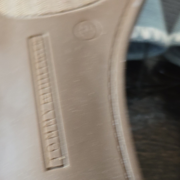 Tommy Hilfiger Women's Blue Slide Sandals - Picture 9 of 10